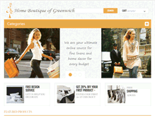 Tablet Screenshot of homeboutique.com